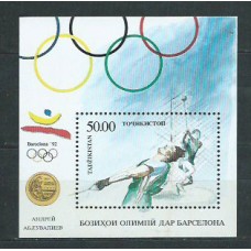 Tadjikistan - Hojas Yvert 1 ** Mnh Olimpiadas de Barcelona