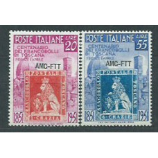 Trieste Zona A - Correo Yvert 103/4 * Mh