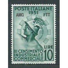 Trieste Zona A - Correo Yvert 125 ** Mnh