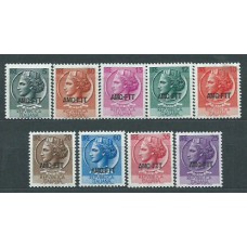 Trieste Zona A - Correo Yvert 160/8 ** Mnh Monedas