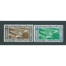 Tripolitania Aereo Yvert 37/8 ** Mnh