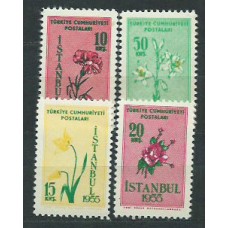 Turquia - Correo 1955 Yvert 1235/8 ** Flores