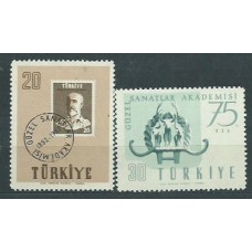 Turquia - Correo 1957 Yvert 1324/5 ** Mnh
