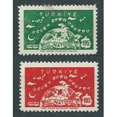 Turquia - Correo 1959 Yvert 1423/4 ** Mnh OTAN
