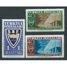 Turquia - Correo 1959 Yvert 1477/9 ** Mnh