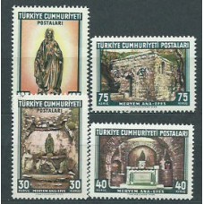 Turquia - Correo 1962 Yvert 1630/3 ** Mnh Virgen en Efeso