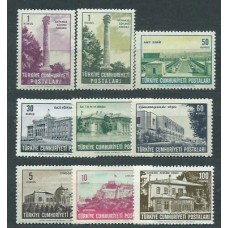 Turquia - Correo 1963 Yvert 1638/46 ** Mnh Vistas de Turquia