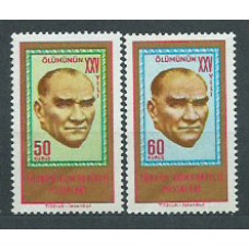 Turquia - Correo 1963 Yvert 1674/5 ** Mnh Ataturk