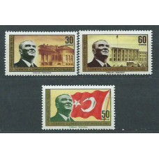 Turquia - Correo 1963 Yvert 1676/8 ** Mnh Ataturk