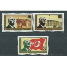 Turquia - Correo 1963 Yvert 1676/8 ** Mnh Ataturk
