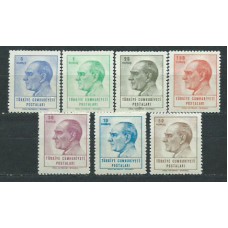 Turquia - Correo 1965 Yvert 1711/7 * Mh Ataturk