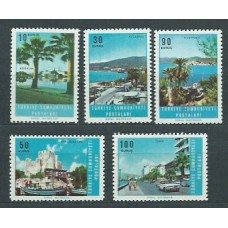 Turquia - Correo 1966 Yvert 1778/82 ** Mnh Vistas de Turquia