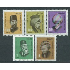 Turquia - Correo 1967 Yvert 1834/8 ** Mnh Personajes