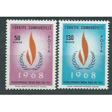 Turquia - Correo 1968 Yvert 1853/4 ** Mnh