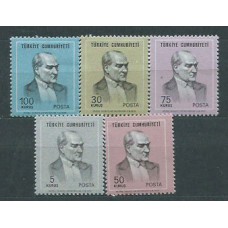 Turquia - Correo 1970 Yvert 1941/5 ** Mnh Ataturk