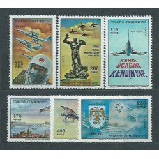 Turquia - Correo 1971 Yvert 1988/93 ** Mnh Aviación