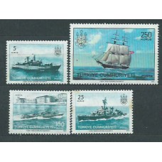 Turquia - Correo 1973 Yvert 2060/63 (*) Mng Barcos