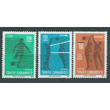 Turquia - Correo 1974 Yvert 2113/5 ** Mnh Deportes