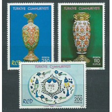 Turquia - Correo 1975 Yvert 2126/8 ** Mnh Porcelanas