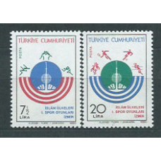 Turquia - Correo 1980 Yvert 2291/2 ** Mnh Deportes