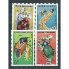 Turquia - Correo 1980 Yvert 2298/301 ** Mnh Fauna insectos