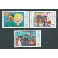 Turquia - Correo 1986 Yvert 2491/3 ** Mnh Dibujos infantiles