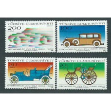 Turquia - Correo 1986 Yvert 2511/4 ** Mnh Automóviles