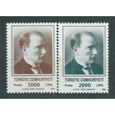 Turquia - Correo 1989 Yvert 2610/1 ** Mnh Ataturk