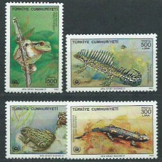 Turquia - Correo 1990 Yvert 2637/40 ** Mnh Fauna