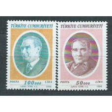 Turquia - Correo 1996 Yvert 2820/1 ** Mnh Ataturk