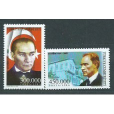 Turquia - Correo 2001 Yvert 3020/1 ** Mnh Ataturk