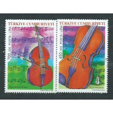 Turquia - Correo 2002 Yvert 3050/1 ** Mnh Música