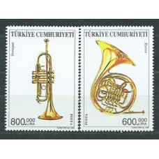 Turquia - Correo 2003 Yvert 3082/3 ** Mnh Música