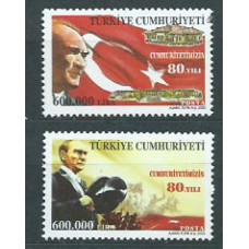 Turquia - Correo 2003 Yvert 3086/7 ** Mnh  Ataturk
