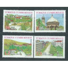 Turquia - Correo 2005 Yvert 3151/4 ** Mnh Ciudades turcas