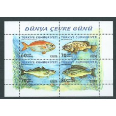 Turquia - Correo 2005 Yvert 3172/5 ** Mnh Fauna peces