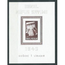 Turquia - Hojas Yvert 3 * Mh