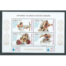 Turquia - Hojas Yvert 33 ** Mnh Deportes