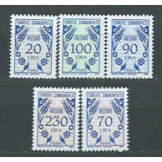 Turquia - Servicio Yvert 171/5 ** Mnh