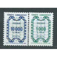 Turquia - Servicio Yvert 192/3 ** Mnh