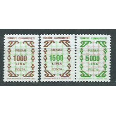 Turquia - Servicio Yvert 194/5 ** Mnh