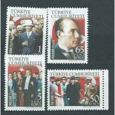 Turquia - Servicio Yvert 263/6 ** Mnh Ataturk