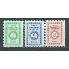 Turquia - Servicio Yvert 96/8 ** Mnh