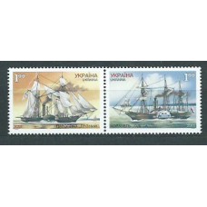 Ukrania - Correo Yvert 501/2 ** Mnh Barcos