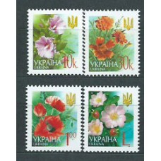 Ukrania - Correo Yvert 727/30 ** Mnh Flores