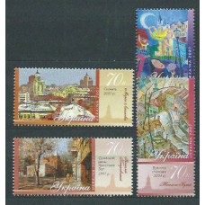 Ukrania - Correo Yvert 785/8 ** Mnh Pinturas de Kiev