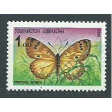 Uzbekistan - Correo Yvert 2 ** Mnh Fauna Mariposa