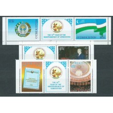 Uzbekistan - Correo Yvert 226/30 ** Mnh