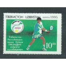 Uzbekistan - Correo Yvert 60 ** Mnh Deportes. Tenis