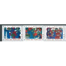 Vaticano - Correo 2001 Yvert 1247/9 ** Mnh Navidad